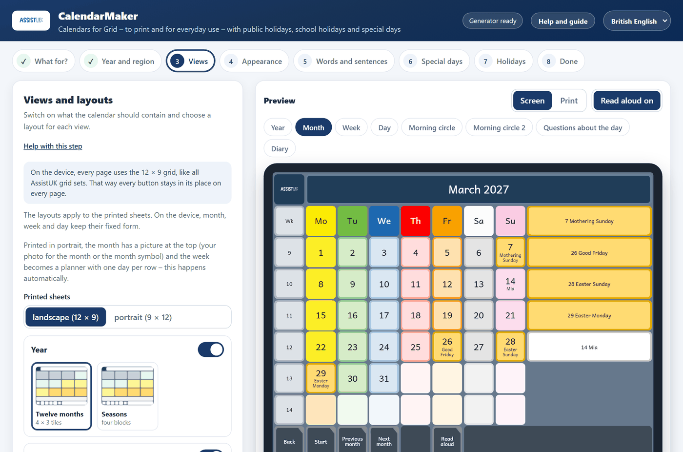 Step 3 with views, layouts, timetable, meal plan and n more sleeps